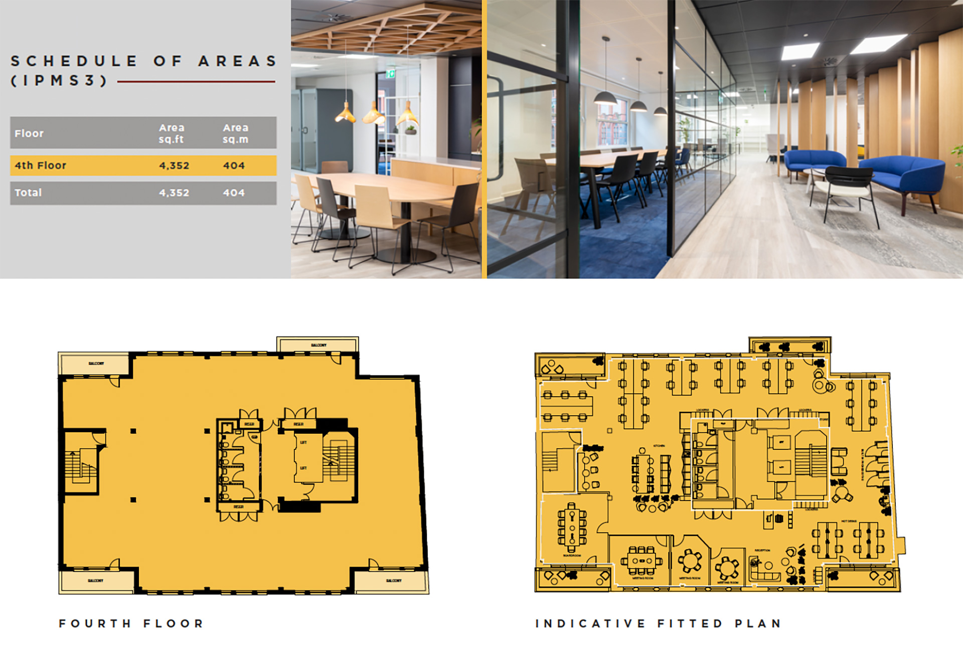 Floorplans of contemporary office space available in Readin